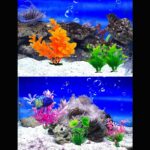 Vibrant Plastic Aquarium Plant Set - Hình 7