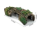 Mossy Forest Log Aquarium Hideaway - Hình 2