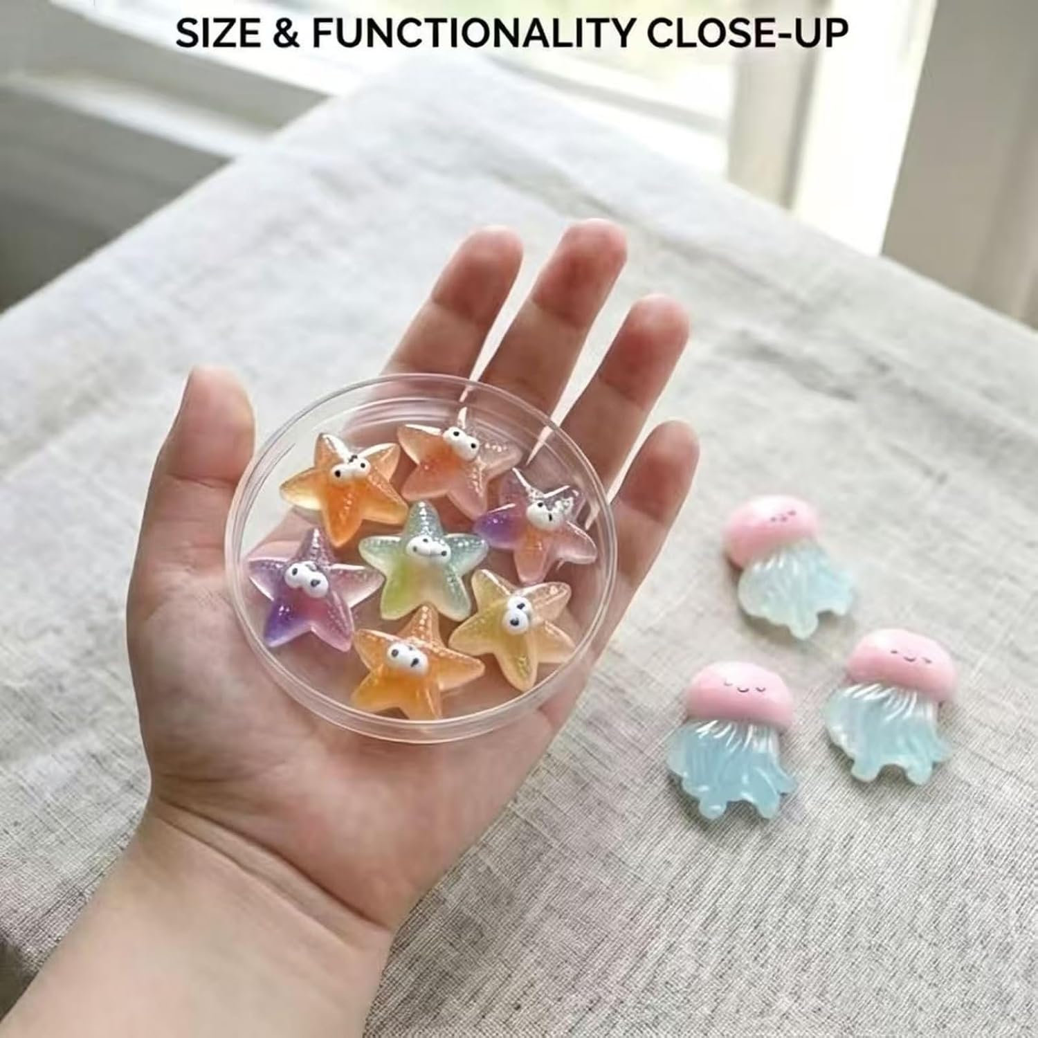 Assorted Mini Ocean Animal Aquarium Decor - Hình 2