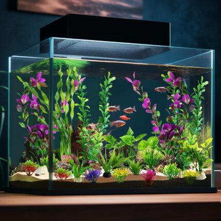 Diverse Artificial Aquarium Plant Set - Hình 2