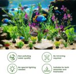 Diverse Artificial Aquarium Plant Set - Hình 4
