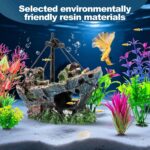 Sunken Shipwreck Aquarium Decor - Hình 4