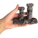 Ancient Island Stone Head Aquarium Ornament - Hình 3