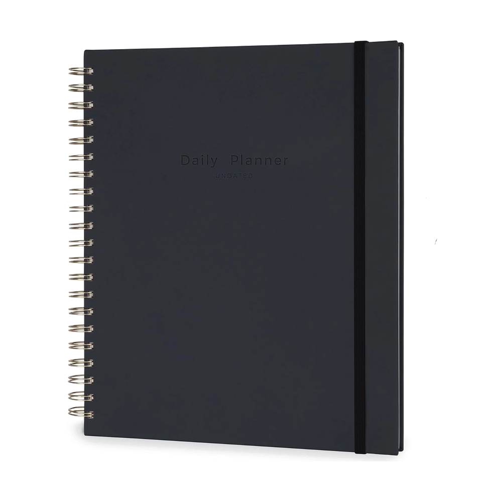 Undated Daily Planner Notebook
